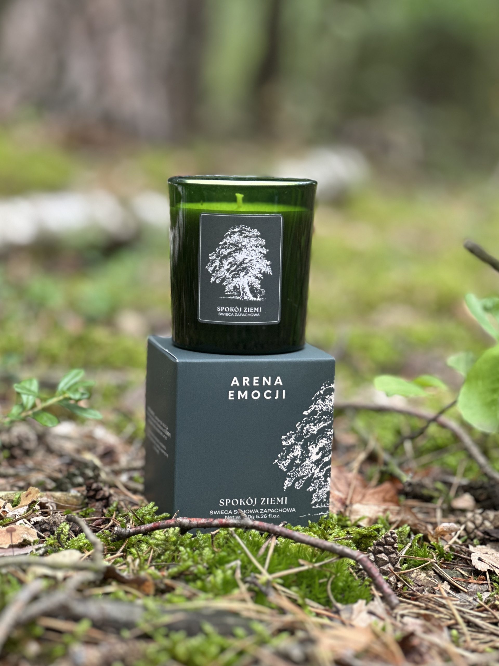 SPOKÓJ ZIEMI- ŚWIECA SOJOWA 200 ml - obrazek 2